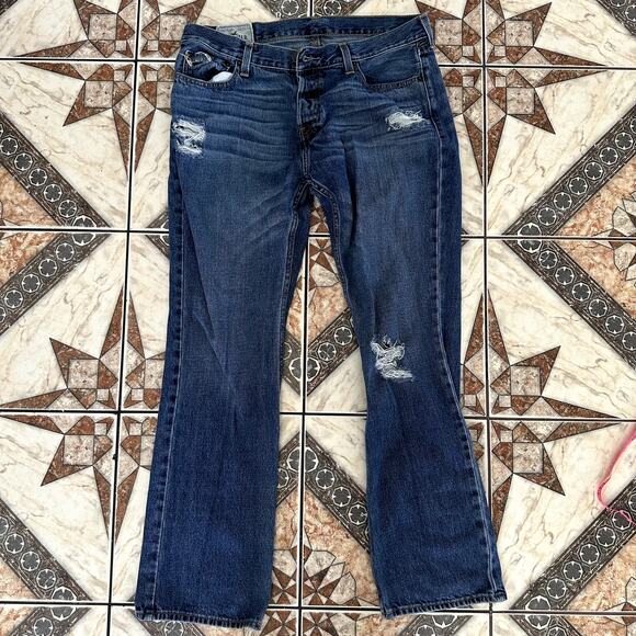 Distressed Ripped Hollister Mens Jeans 34 x 32 - Picture 1 of 7
